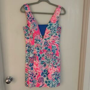 Lily Pulitzer Cassa Shift Dress in Tiki Pink